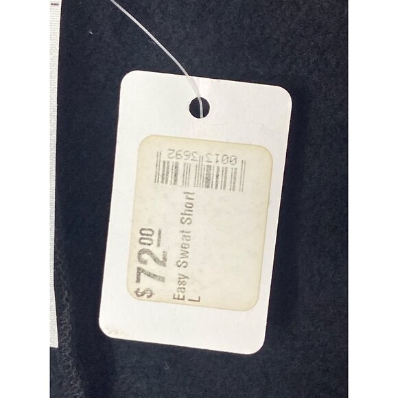 Alo Yoga Womens High-Waisted Black Sweat Shorts Size L- New - Picture 7 of 8